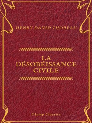 cover image of La Désobéissance civile (Olymp Classics)